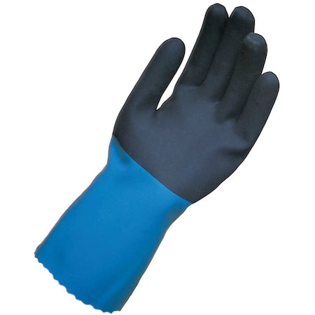 NL34 Stanzoil Neoprene Gloves, 12in L, Medium Weight, Size 6